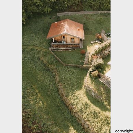 Das Paradieschen Edlitz - Stilvolles Blockhaus Mit Kamin Kültér fotó