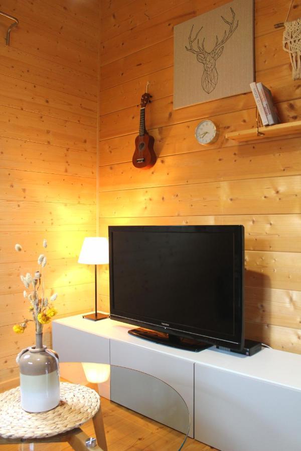Das Paradieschen Edlitz - Stilvolles Blockhaus Mit Kamin Kültér fotó